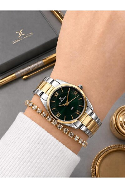 Daniel Klein Steel Cord 30 Mt Water Resistant Special Design Women Wrist Watc...