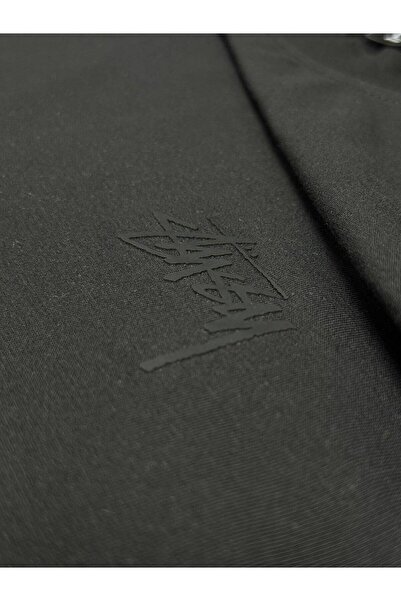 TRAGEDY Unisex Oversize Stussy Black Rubber Printed Boxy Fit Thick Fabric (24...