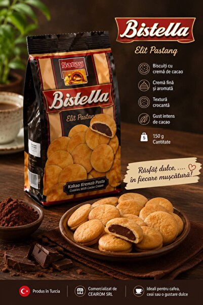 Saray BİSTELLA ELİT COCOA CREAM BISCUITS 150 G