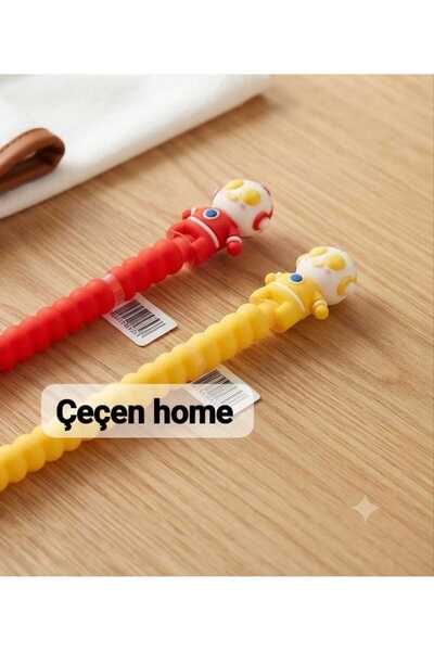 ÇEÇEN HOME (2 Pieces with 07 Tips) Fun Bendable Silicone Pen Set with Astrona...