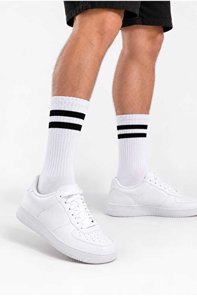 Tenra Ace Men's Striped Tennis Socks - Sports Socks