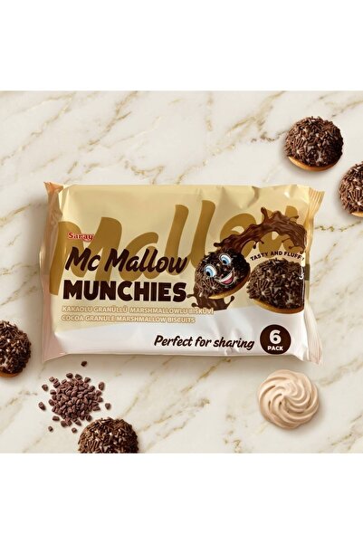 Saray MC MALLOW MUNCHIES MERRY CHOCOLATE COATED BISCUITS 100GR