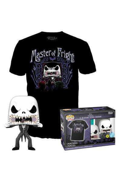 Funko Set figurină POP & Tricou Coșmarul dinaintea Crăciunului Jack Skellingt...