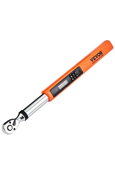 VEVOR Cheie dinamometrică digitală cu clichet 5-50 Nm, 3/8”, Crom Vanadiu, 72T