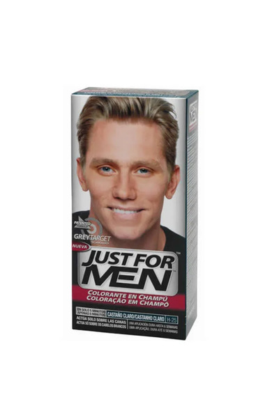 Just For Men Vopsea de păr cu șampon, șaten deschis, 66 ml
