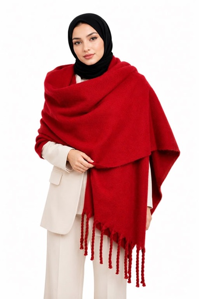 BAYSEM Buklet Omuz Şalı - Desen-03 - Renk-22