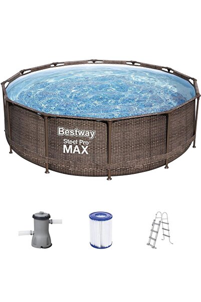 BESTWAY ®   Oțel Puternic ™   Seria Deluxe ™   Piscină, 56709, ratan artifici...