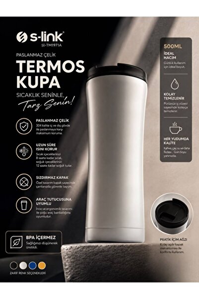 Genel Markalar 420ML-500ML Paslanmaz Çelik Termos