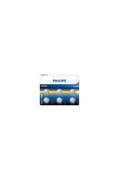 Philips Set de 6 baterii litiu CR2032