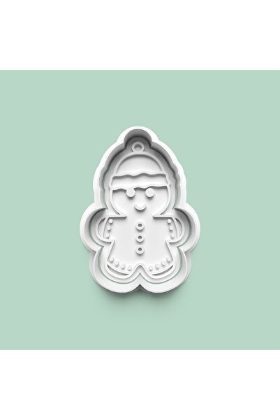 AKTASTORE Gingerbread Man Cookie Mold and Sugar Dough Mold 0990-2