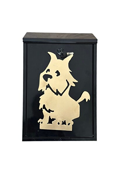 Vivatechnix Cutie poștală Schnautzer Dog KRO-1236, oțel, 400x250x100mm, Negru...