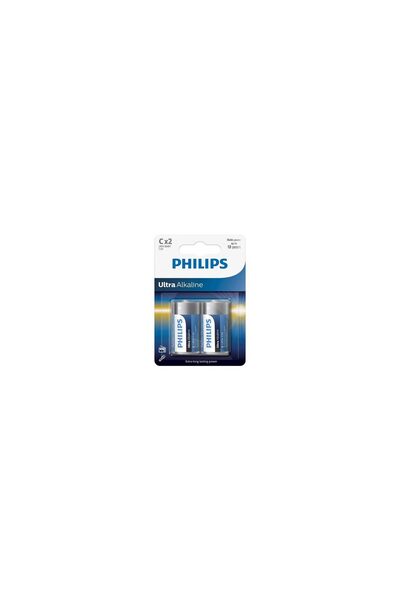 Philips Set de 2 baterii LR14, Ultra Alcaline