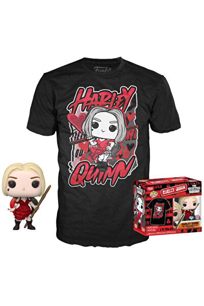 Funko Σετ φιγούρας POP & Μπλουζάκι DC Comics Ομάδα Αυτοκτονίας Harley Quinn