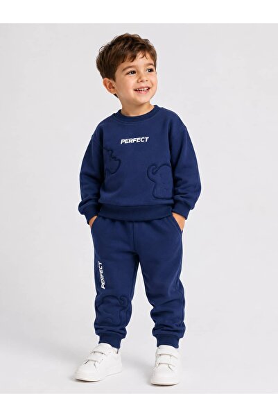 HAKNUR Bebe Perfect Elephant Printed Tracksuit Set