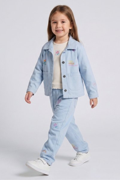 Dmb Girl's Gabardine 3 Piece Set
