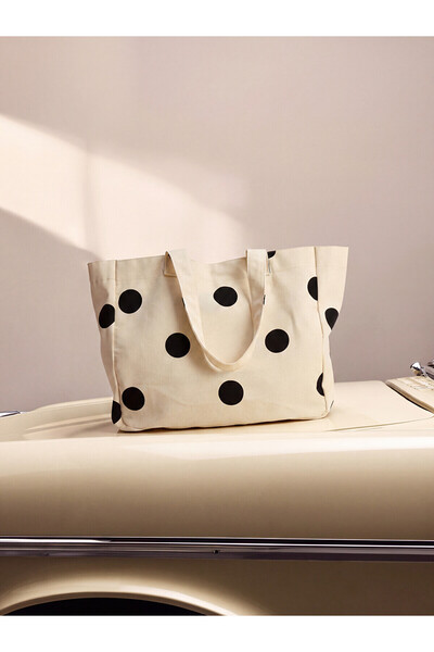 LC Waikiki Nevavm Polka Dot Patterned Women's Shoulder Bag with a Difference