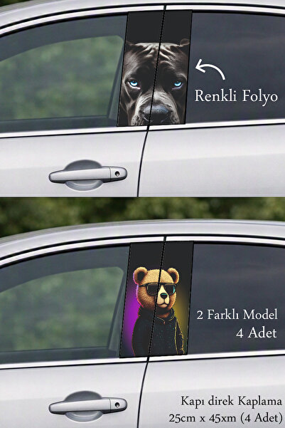 Automod Add a Touch of Attention to Your Vehicle Door Post Foil Sticker Label