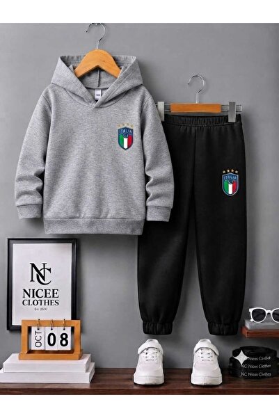 Generic Brand Nice Clothes Children's Tracksuit Set Unisex (Italy Printed on ...