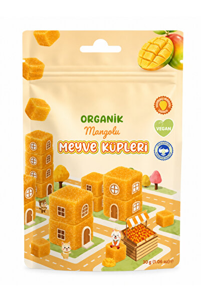 NW NessiWorld Cuburi de fructe de mango naturale organice 30gr