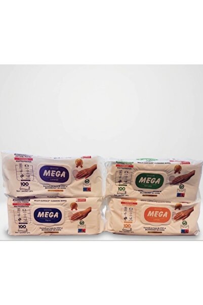Servetele Set 4x Șervețele Umede Multisuprafață Season MEGA cu Bicarbonat și ...