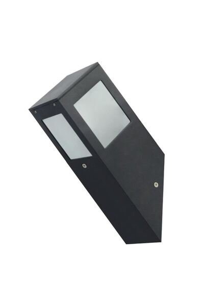 Horoz Lampă de grădină Kavak SQ-1, corp din aluminiu, montaj pe perete, 300x9...