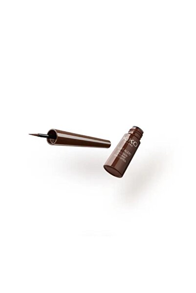 Kiko Flirt Alert Precision Eyeliner Vinyl Edition - 02 Brown It Down