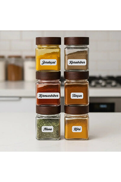 Ororabutik 83 Pieces Spice, Nut, and Nutmeg Jar Labels Waterproof Kitchen Org...