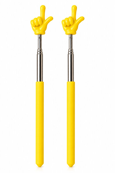 Ercazzo 2’li Set Portatif Uzayabilir Öğretmen İşaret Çubuğu 20-67 CM Teleskop...