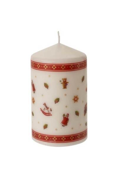 Villeroy & Boch Lumânare de Crăciun cu jucării, Speciale de iarnă, 12 cm, Vil...
