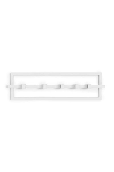 umbra Suport cu 5 cârlige Cubiko, alb, Umbra, 15x53 cm - 1016881-660
