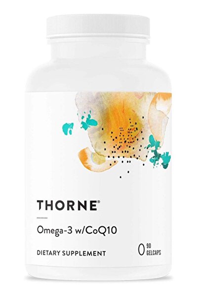 Thorne Omega-3 with CoQ10 - 450 mg EPA and 180 mg DHA with CoQ10 - 90 Gelcaps...