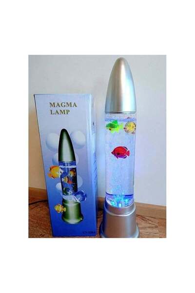 Generic Magma Rocket Lamp With Digital Aquarium