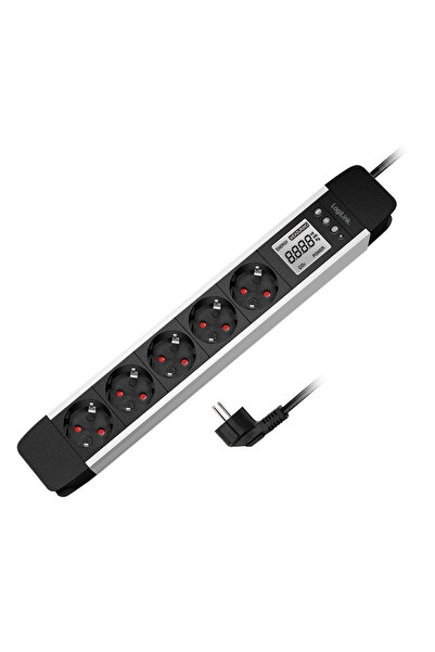 LogiLink PRELUNGITOR LOGILINK, Schuko x 5, cablu 3G 1.5mm2, 230 V/16 A, 50 Hz...