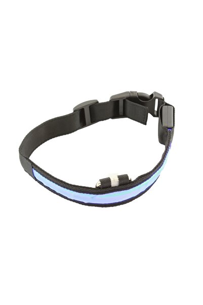 OEM Φωτιζόμενο κολάρο LED για σκύλο ή γάτα, μπλε χρώμα, AVX-AG232A