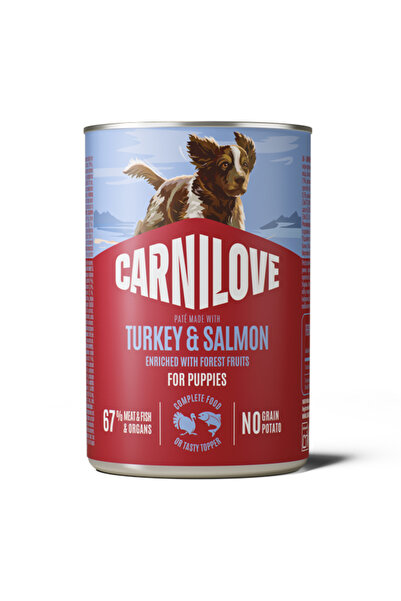 Brit Care Carnilove Dog Can Pate Turkey & Salmon Puppies 400 g