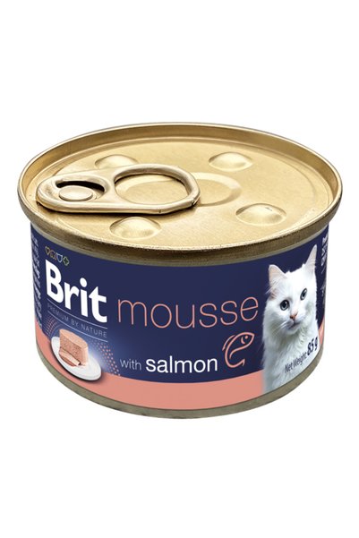 Brit Care Brit Premium by Nature Cat Mousse with Salmon 85 g