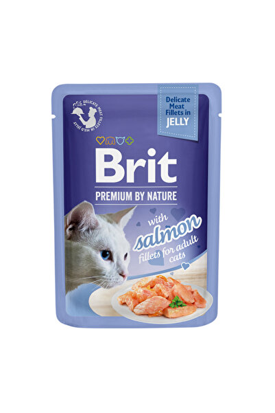 Brit Care Brit Premium by Nature Cat Delicate Fillets in Jelly with Salmon 85 g