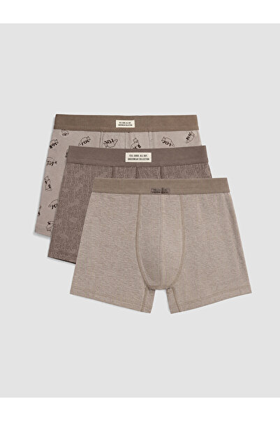LC Waikiki Boxeri pentru bărbați NEVAVM Regular Fit, pachet de 3, cu diferenț...