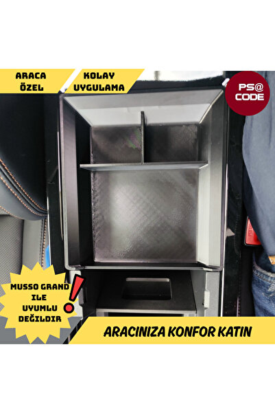 psa code Ssangyong KGM MUSSO EV Orta Konsol Düzenleyici-Organizer