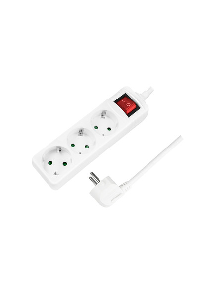 LogiLink EXTENSION CORD, Schuko x 3, 3G cable 1.5mm2, 230 V/16 A, 50 Hz, max....