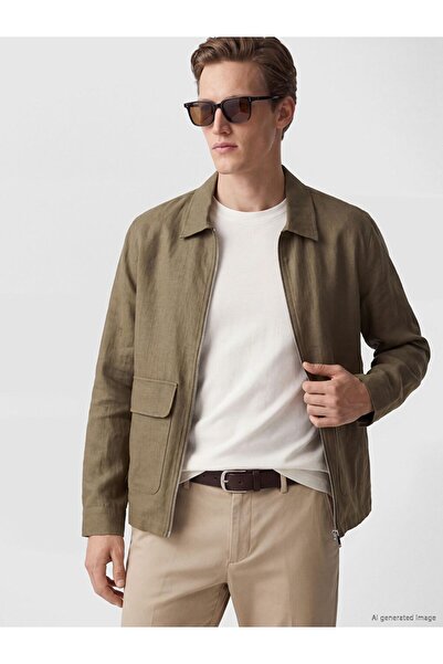 LC Waikiki Southblue Brown Regular Fit Men's Jacket