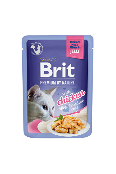 Brit Care Brit Premium by Nature Cat Delicate Fillets in Jelly with Chicken 85 g
