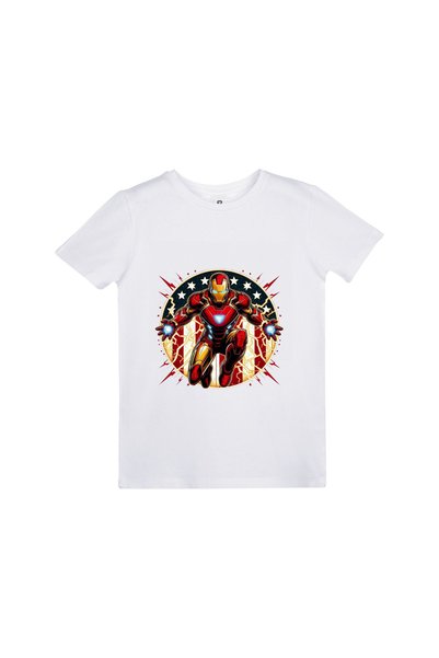 EZ Design Iron Man Printed Kids Tshirt