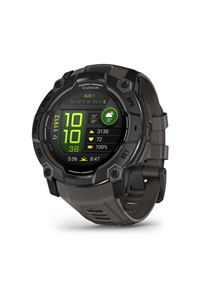 Garmin Smartwatch Instinct 3 50 mm, AMOLED Negru cu curea Charcoal "010-03020...