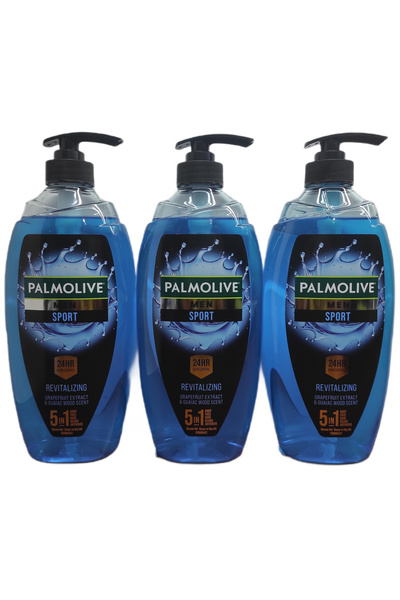 Palmolive MEN SPORT 5 İN 1 ERKEK DUŞ JELİ 750 ML X 3 ADET