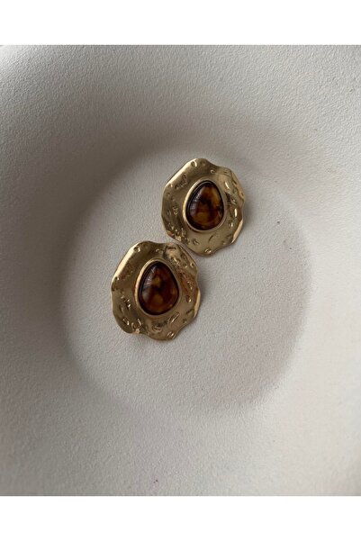 Alaçatı Coffee Design Trend Women's Earrings