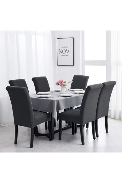 delfin HomeRoy Set 6 Huse Scaune Universale Supra - Elastice Set 6 bucăți