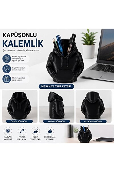 Dekoratif renkli kalemlik