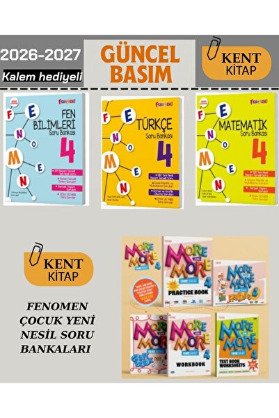 Fenomen Yayıncılık fenomen çocuk 4.Sınıf - Matematik - Fen - Türkçe - İngizce...