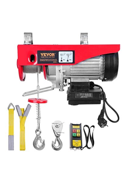 VEVOR Palan electric 510 W, Telecomandă WiFi, Înălțime maximă de ridicare 6/1...